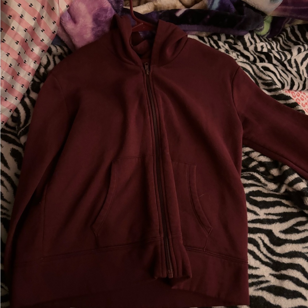 Old Navy Juniors Maroon Zip Up